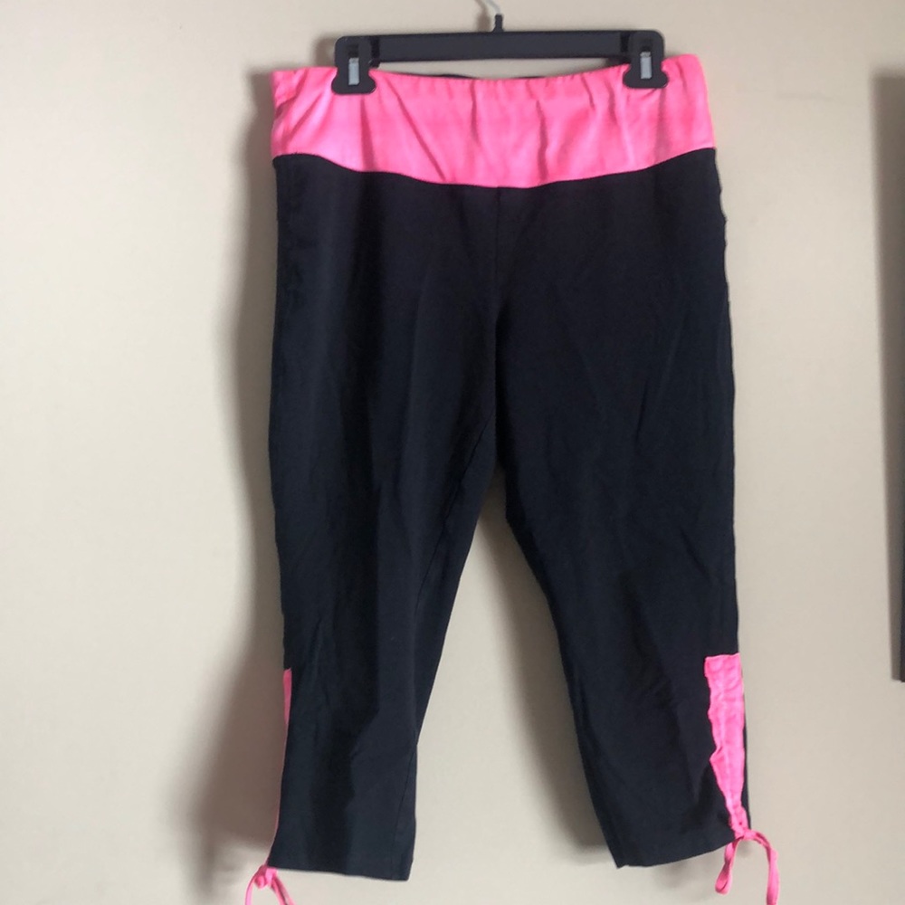 Pink and Black Workout Pants